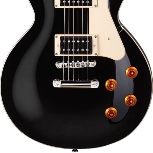 Cort-CR100-2-1.jpg Cort CR-100 Classic Rock Series Electric Guitar - Black