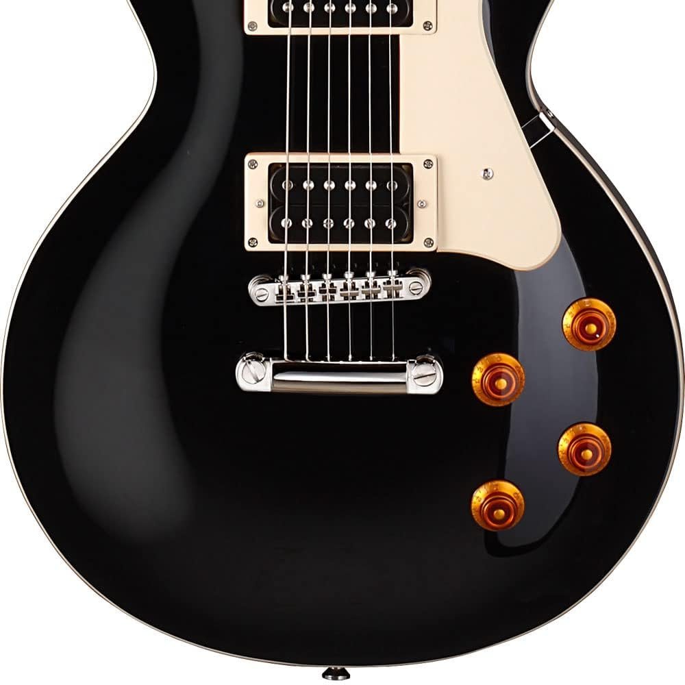 Cort-CR100-2-1.jpg Cort CR-100 Classic Rock Series Electric Guitar - Black
