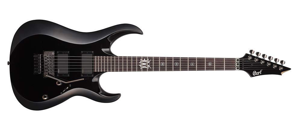 Cort EVL-X7 BK, 6 Strings Electric Guitar, Right-Handed, Black