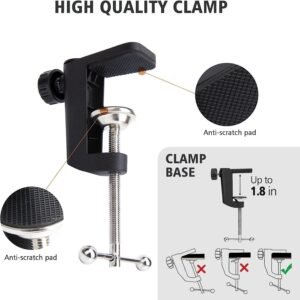 DIGIMORE D 110 Studio Mic Boom Arm with Pop Filter