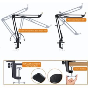 DIGIMORE D 110 Studio Mic Boom Arm with Pop Filter