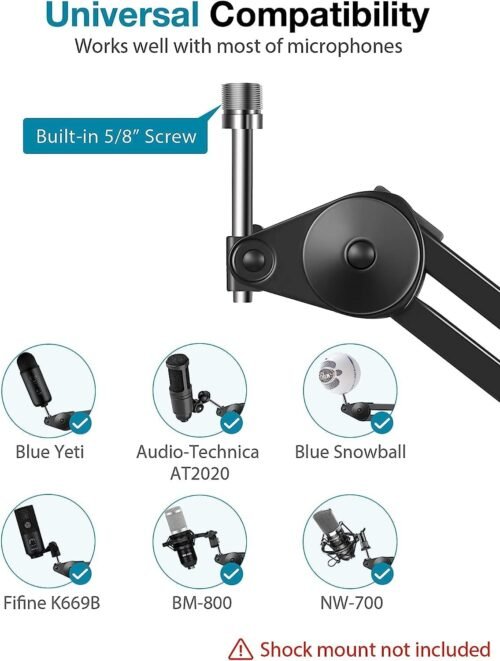 DIGIMORE D 120 Metal Mic Arm Stand Heavy Duty DIGIMORE D 120 Metal Mic Arm Stand Heavy Duty