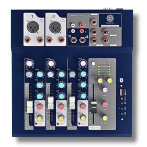 Digimore D 250 4 Channel Professional Audio Mixer with USB & amp DSP