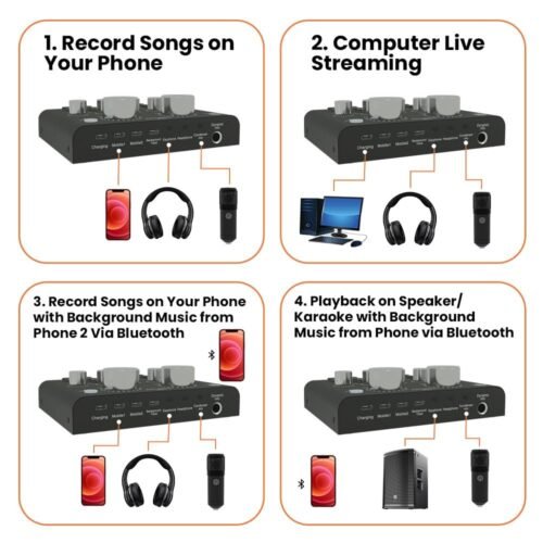 Digimore D 430 Condenser Mic Kit with V8 Sound Card