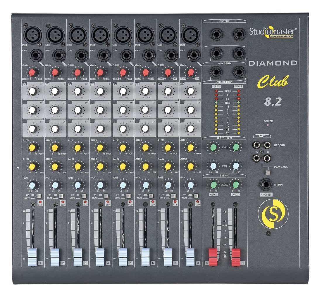Studiomaster Daimond Club Series Mixer DC8.2