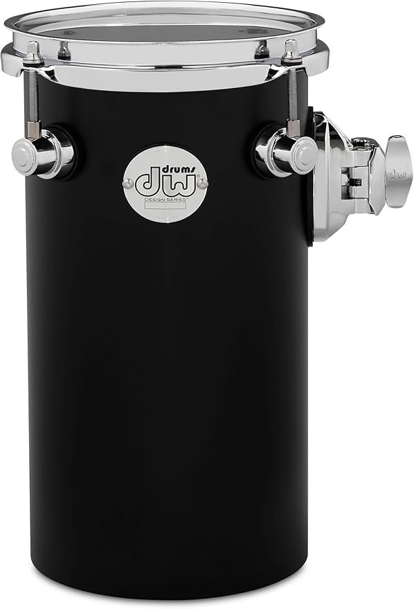 DW Design Series Rata Tom 16x6" - Black Satin (DDAC1606RTBL)