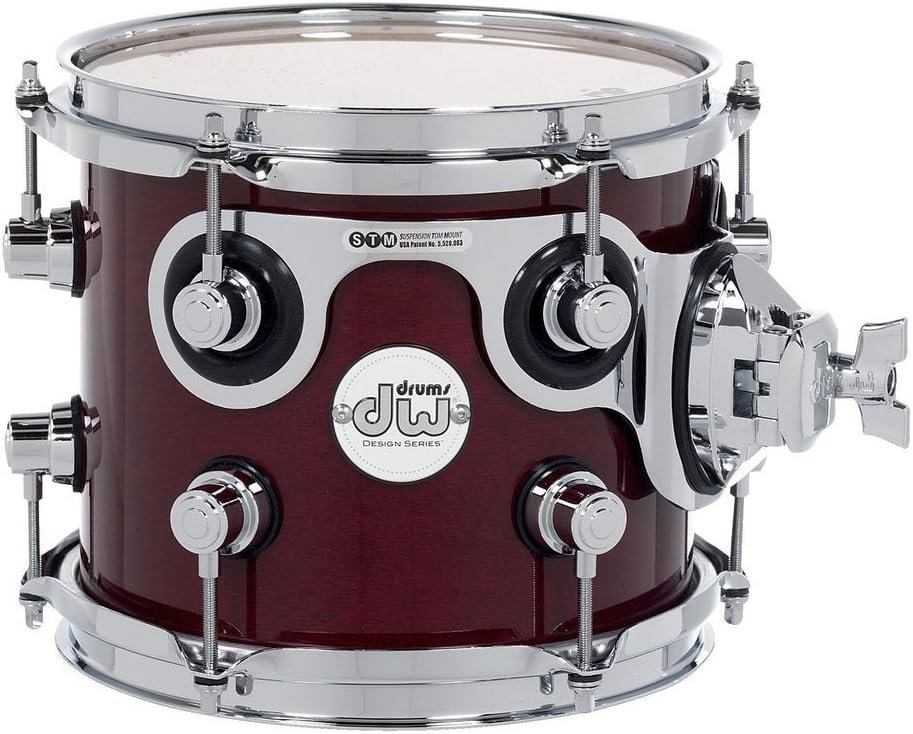DW Design 7 x 8 Cherry Stain Rack Tom with STM