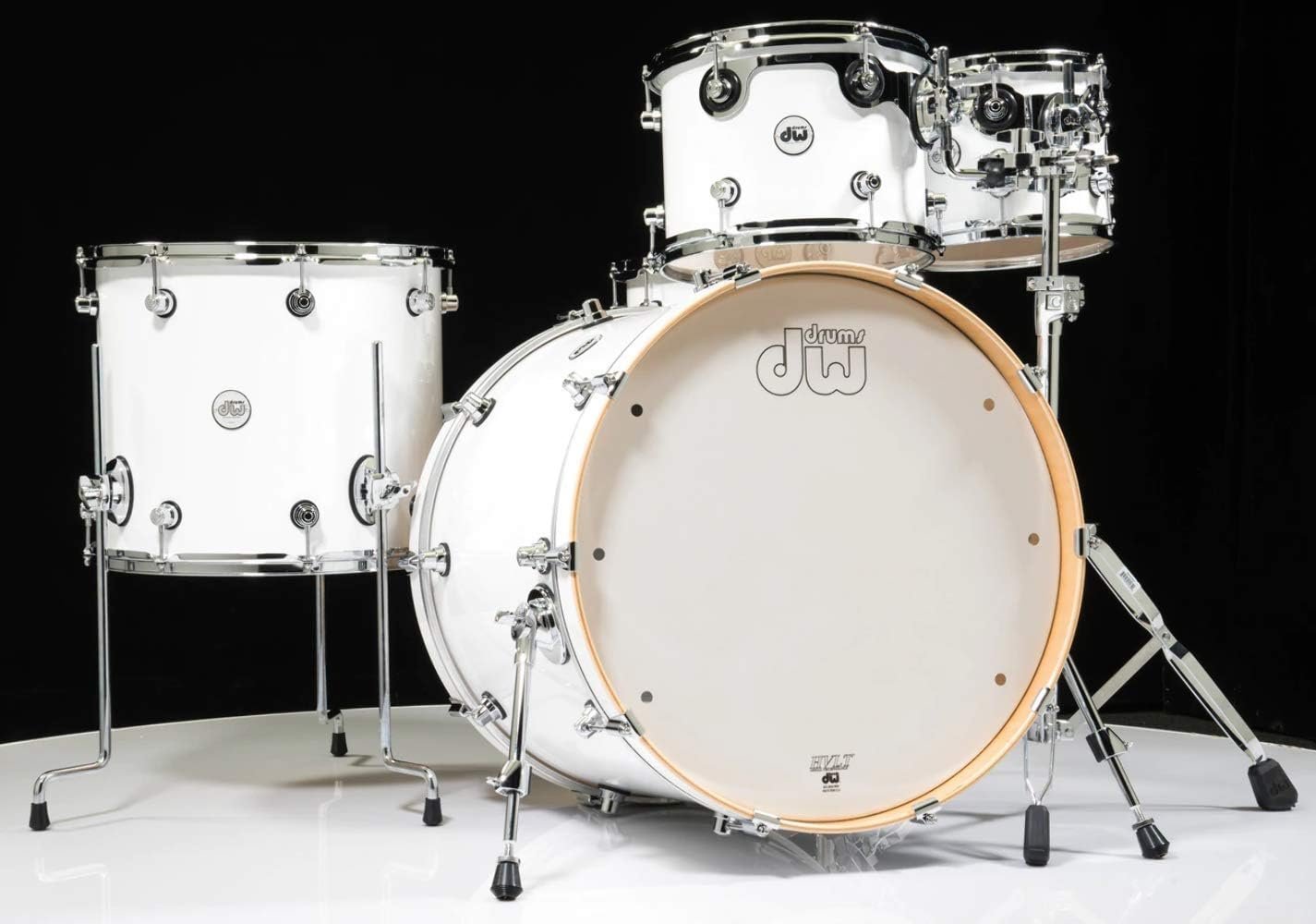 Drum Workshop Drum Set, Gloss Lacquer (DDLG2215WH)