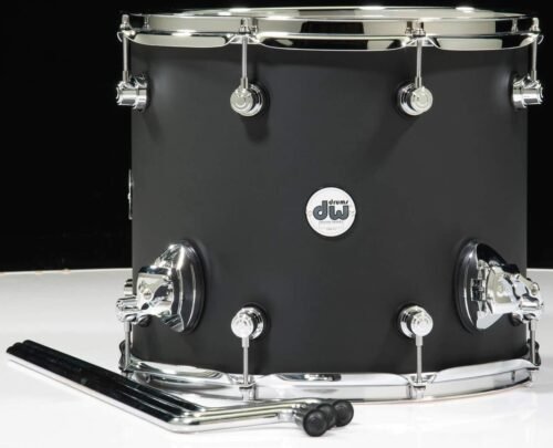DW Drum Set Floor Tom, Satin Lacquer (DDLM1214TTBL) DW Drum Set Floor Tom, Satin Lacquer (DDLM1214TTBL)