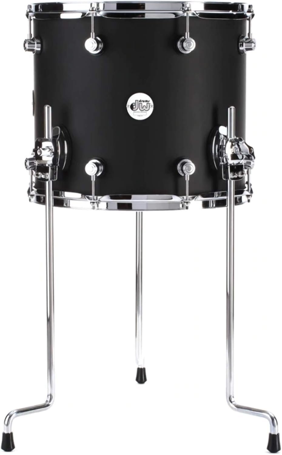 DDLM1214TTBL-2.jpg DW Drum Set Floor Tom, Satin Lacquer (DDLM1214TTBL)