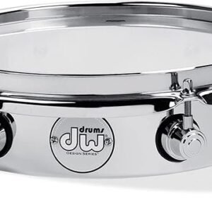 DDST2510TTCR-1.jpg DW Design Series Chrome Piccolo Tom w/Bracket - 2.5x10" (DDST2510TTCR)