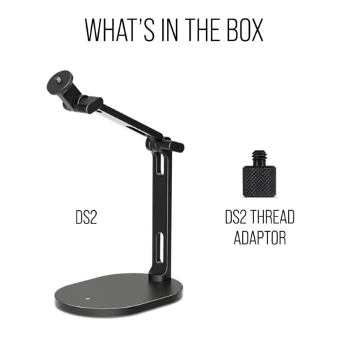 R?DE DS2 Desktop Studio Arm for Microphones, Cameras, Smartphones, Lights and Other Accessories (up to 900g)