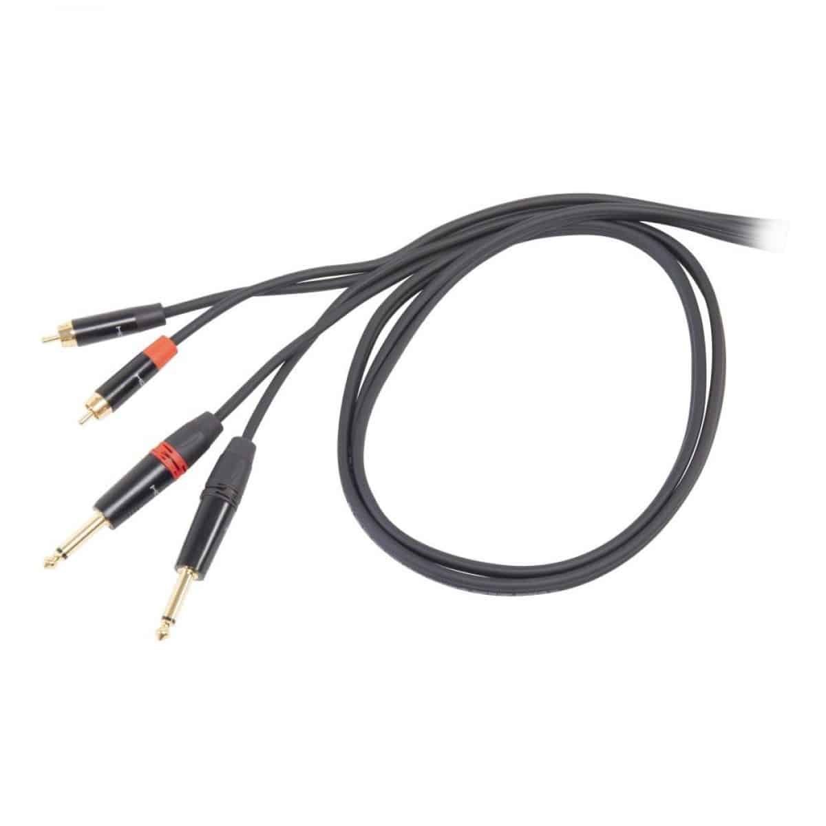 Proel DHS535LU5 DUAL MONO JACK- DUAL RCA 5M
