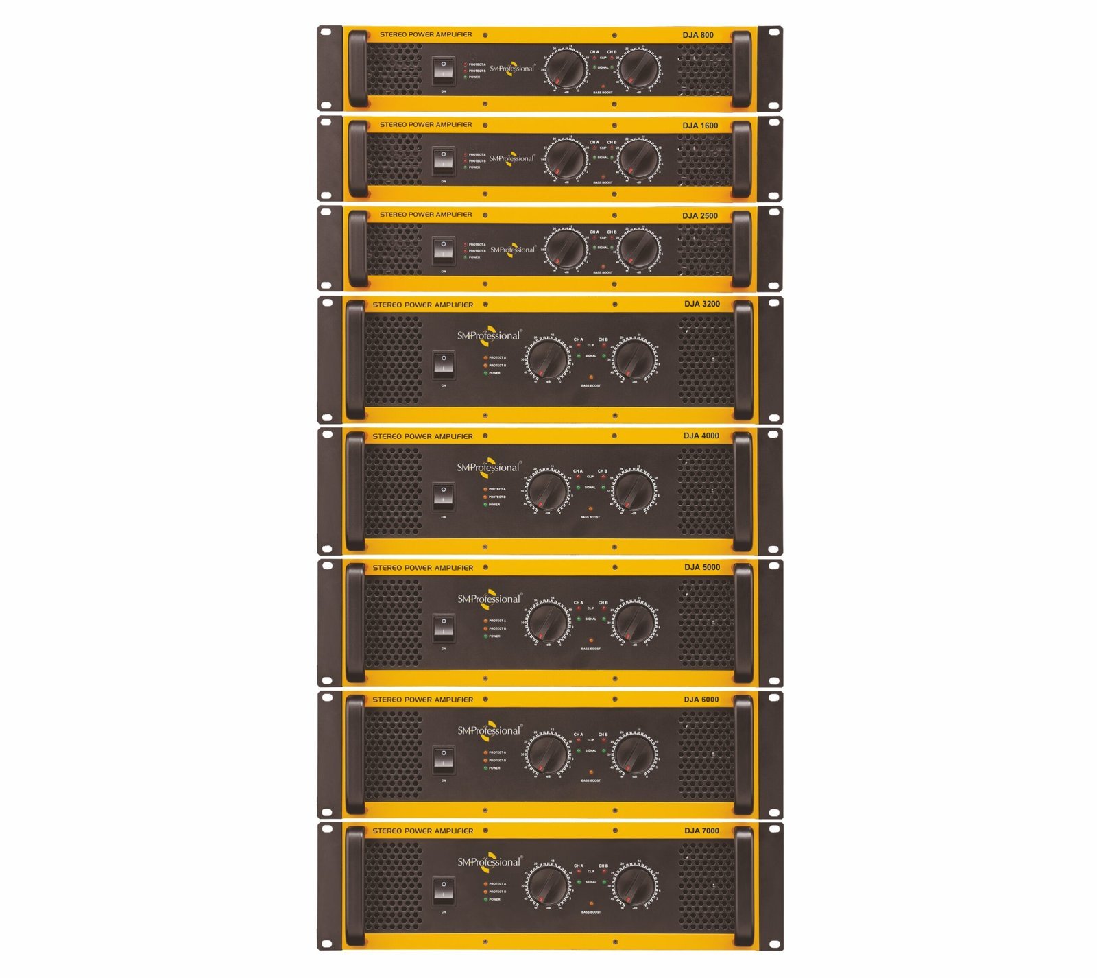 Studiomaster DJA 1600 Dual Channel Amplifier (800+800watts)
