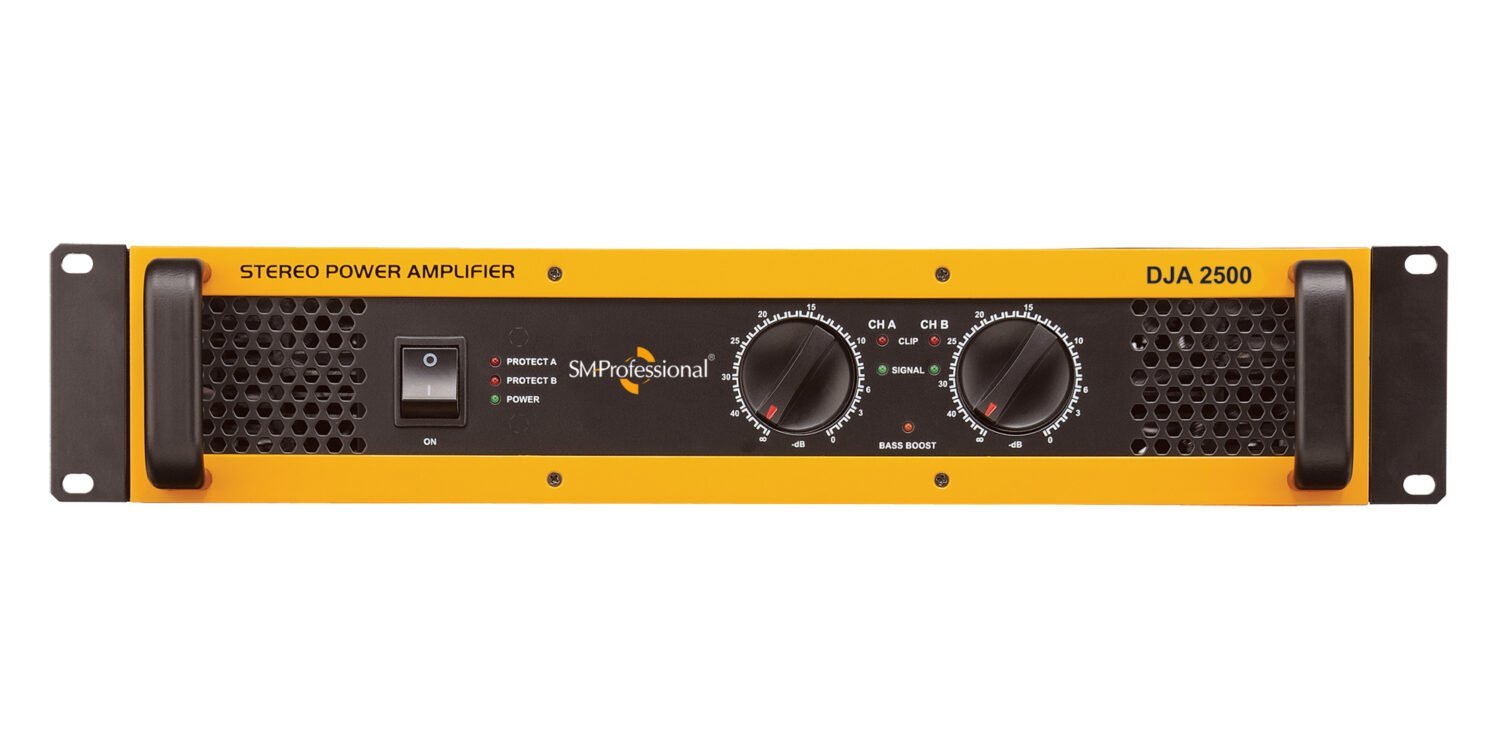 Studiomaster DJA 2500 Dual Channel Amplifier (1500+1500watts)