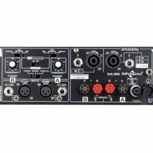 Studiomaster Professional DJA 2502 Stereo Power Amplifier with Digital Colour Display