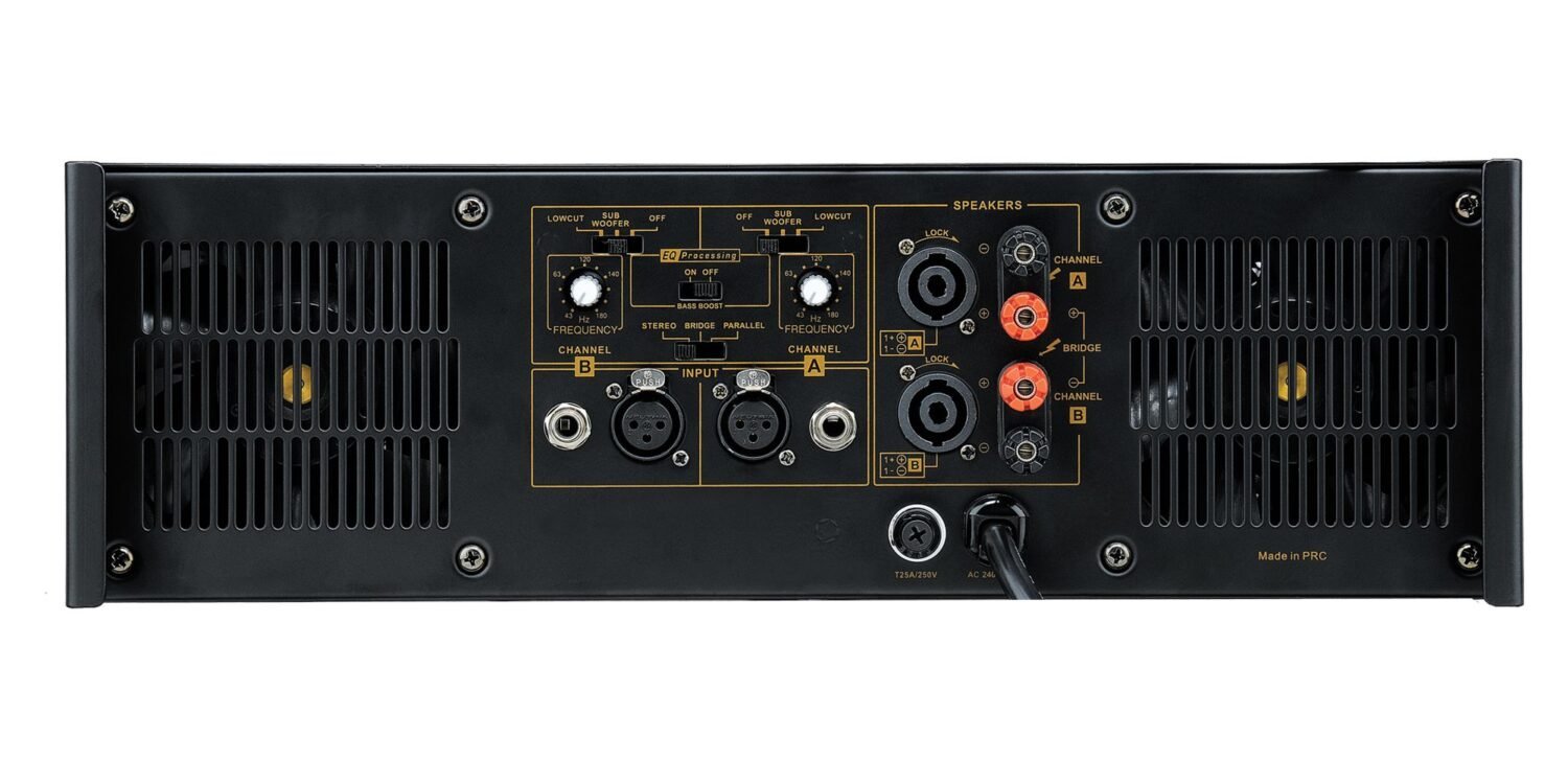 Studiomaster Professional DJA-7000 6200W Stereo Power Amplifier