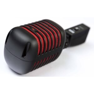 Eikon Audio DM55V2RDBK VINTAGE Professional Vocal Dynamic Microphone Satin Black And Red Eikon Audio DM55V2RDBK VINTAGE Professional Vocal Dynamic Microphone Satin Black And Red