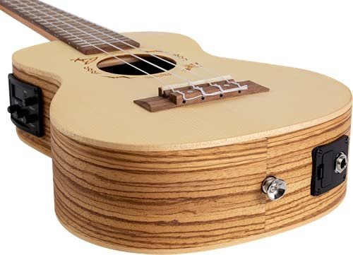 DUC-525-EQ-5.jpg Flight, 4-String Concert Ukulele, SP/Zeb, DUC 525 EQ