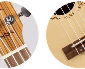 DUC-525-EQ-6.jpg Flight, 4-String Concert Ukulele, SP/Zeb, DUC 525 EQ