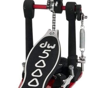 Drum Workshop, Inc. DW 5000 Series, Single Chain, Narrow Footboard DWCP5000AH4 Bass Drum Pedal, Black