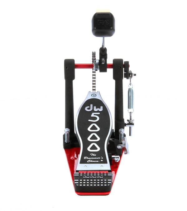 DW 5000 Series Accelerator Single Chain, Narrow Footbard Single Bass Drum Pedal w/ Bag