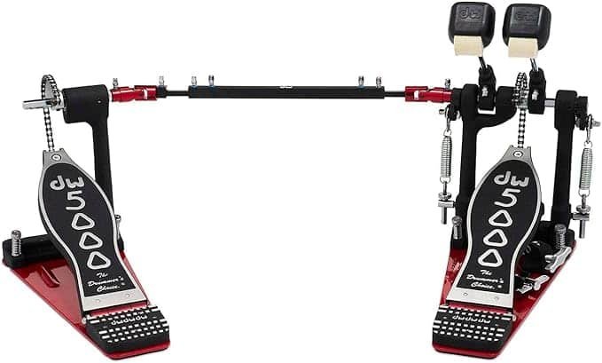 DW 5000 Series Double Bass Drum Pedal w/Bag, Single Chain, Narrow Footboard DWCP5002AH4