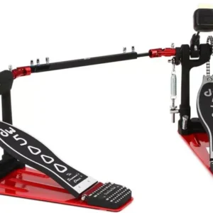 DW 5000 Series Accelerator Single Chain, Narrow Footbard Double Bass Drum Pedal, Bag