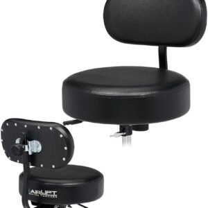 DWCP9100AL-6.jpg Drum Workshop CP9100AL 9000 Series Heavy Duty Air-lift Throne w/Round Seat