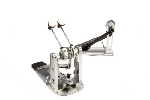 DW MFG Series Machined Chain Drive Double Pedal w/ Bag, Black Edition