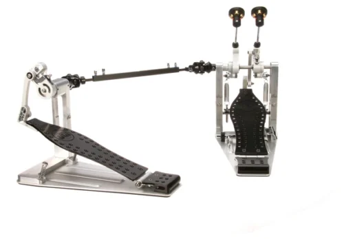 DW MFG Series Machined Direct Drive Double Pedal w/ Bag, Black Edition