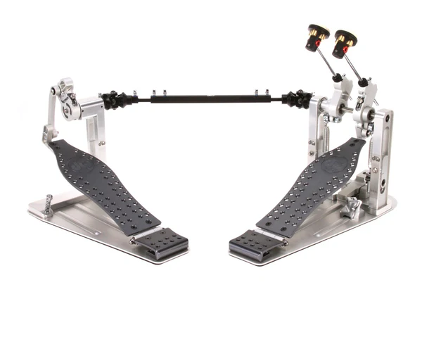 DW MFG Series Machined Direct Drive Double Pedal w/ Bag, Gray Edition