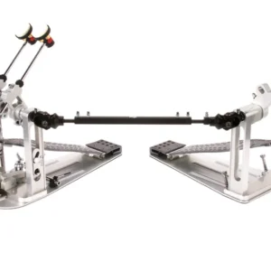 DW MFG Series Machined Direct Drive Double Pedal w/ Bag, Gray Edition