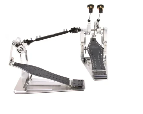 DW MFG Series Machined Direct Drive Double Pedal w/ Bag, Gray Edition