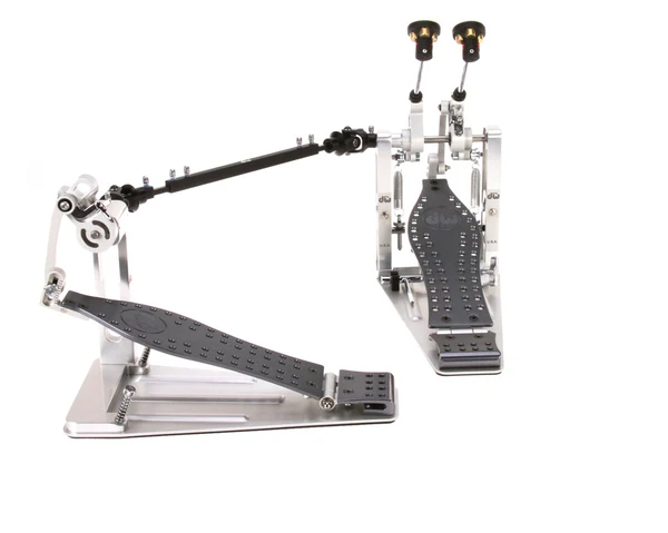 DW MFG Series Machined Direct Drive Double Pedal w/ Bag, Gray Edition