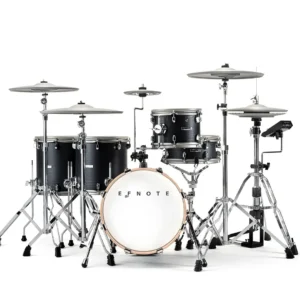 EFNOTE 5X Electronic Drum Set EFNOTE 5X Electronic Drum Set - Black Oak - Hardware Set and Artesia Accessory Pack and HiHat Stand