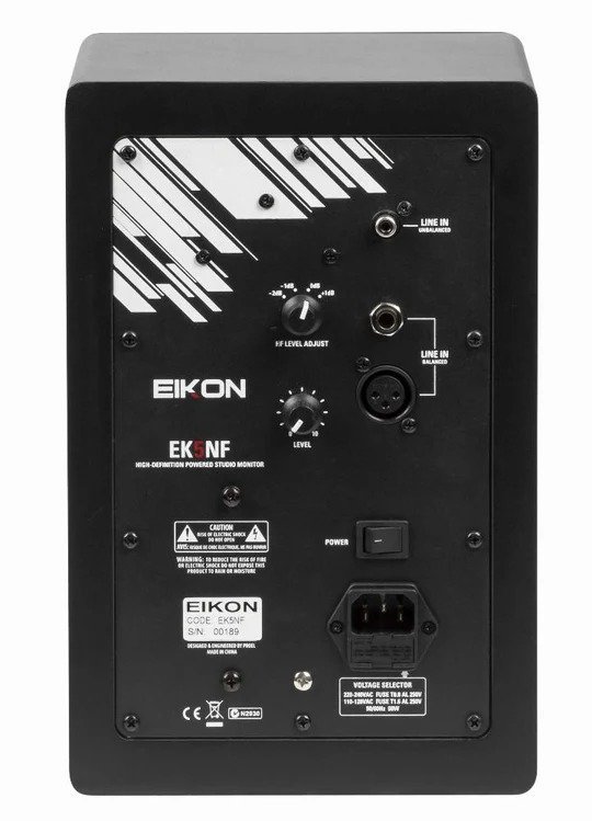 EK5NF_REAR_540x.jpg Eikon EK5NF 5" Near Field Studio Monitor Speaker - Single