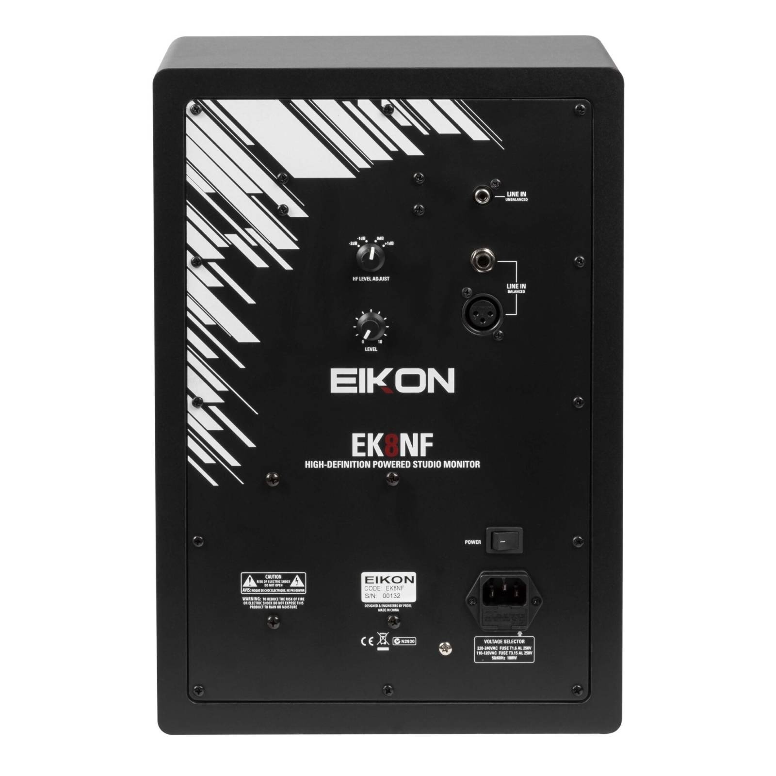 EK8NF_REAR-1600x1600h.jpg Eikon EK8NF 8 Inch Studio Monitor Near Field Studio Monitor Speaker - Single