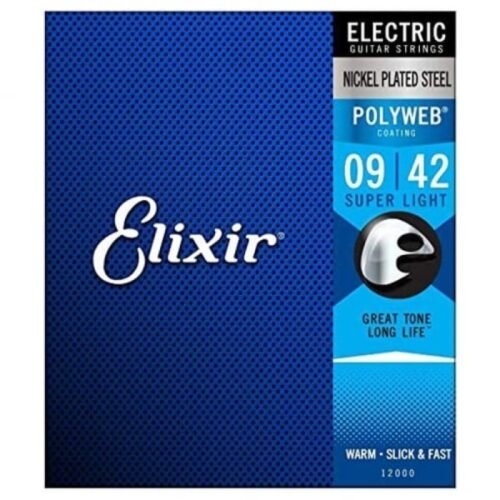 Elixir Super Light Polyweb 12000 Electric Guitar String 09-42