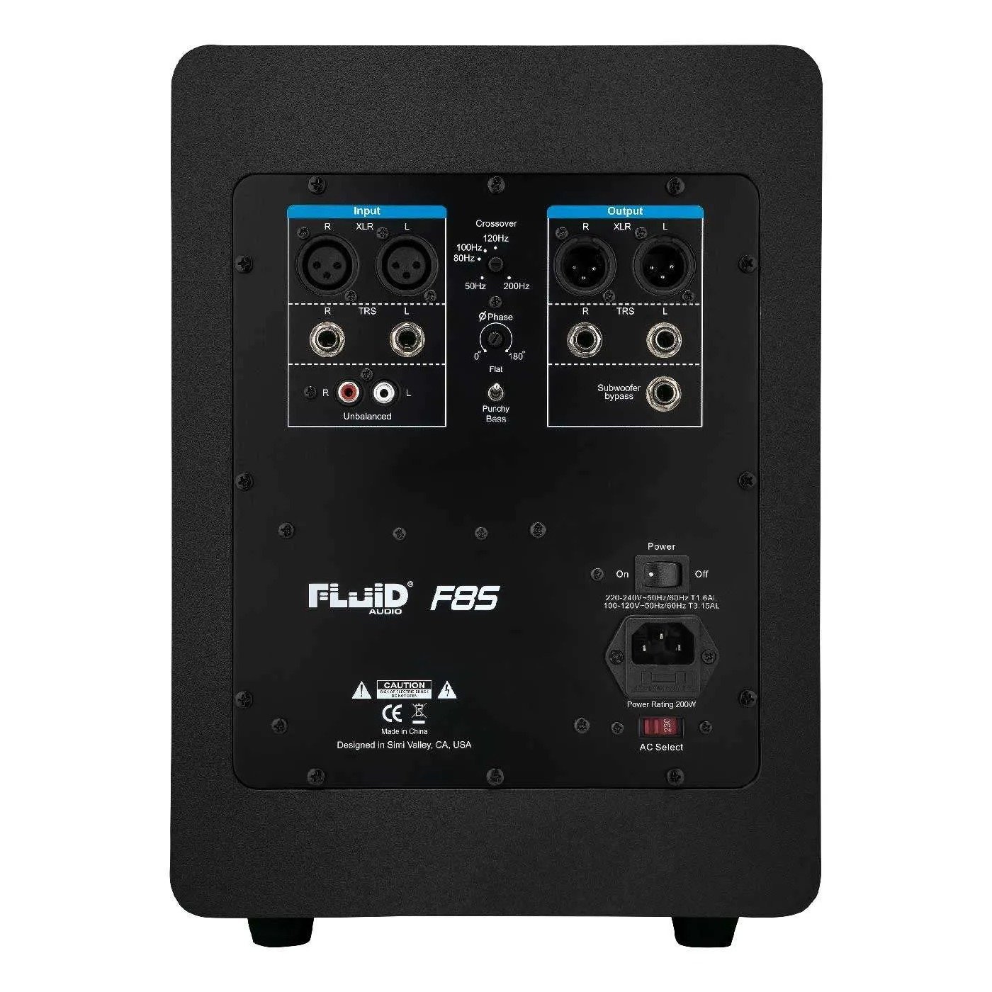 Fluid Audio F8S Compact Studio Subwoofer