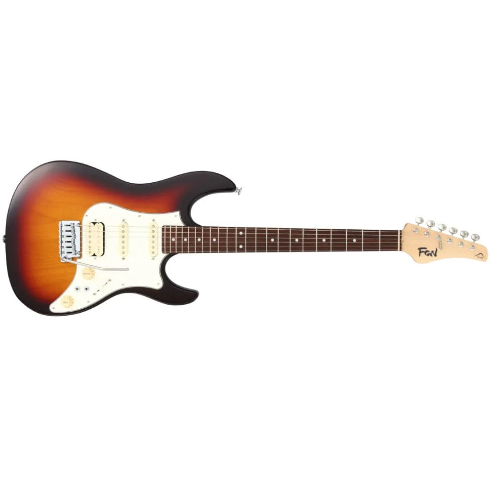 FGN EOS2-AL-R Odyssey Series Expert 6  String Electric Guitar- Made   in   Japan   -   Vintage   Sunburst