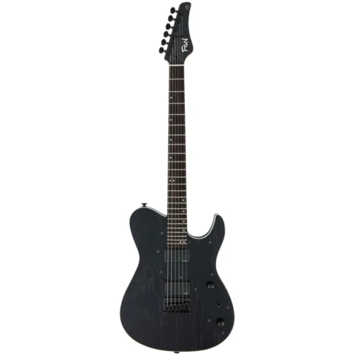 FGN JIL3-ASH-DE664-R Iliad  Series J Standard Boundary 6 String Electric Guitar- Made in Japan - Open Pore Black
