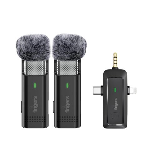 FINGERS PhoneMic-3C-2Mic Wireless Lavalier Microphone FINGERS PhoneMic-3C-2Mic Wireless Lavalier Microphone