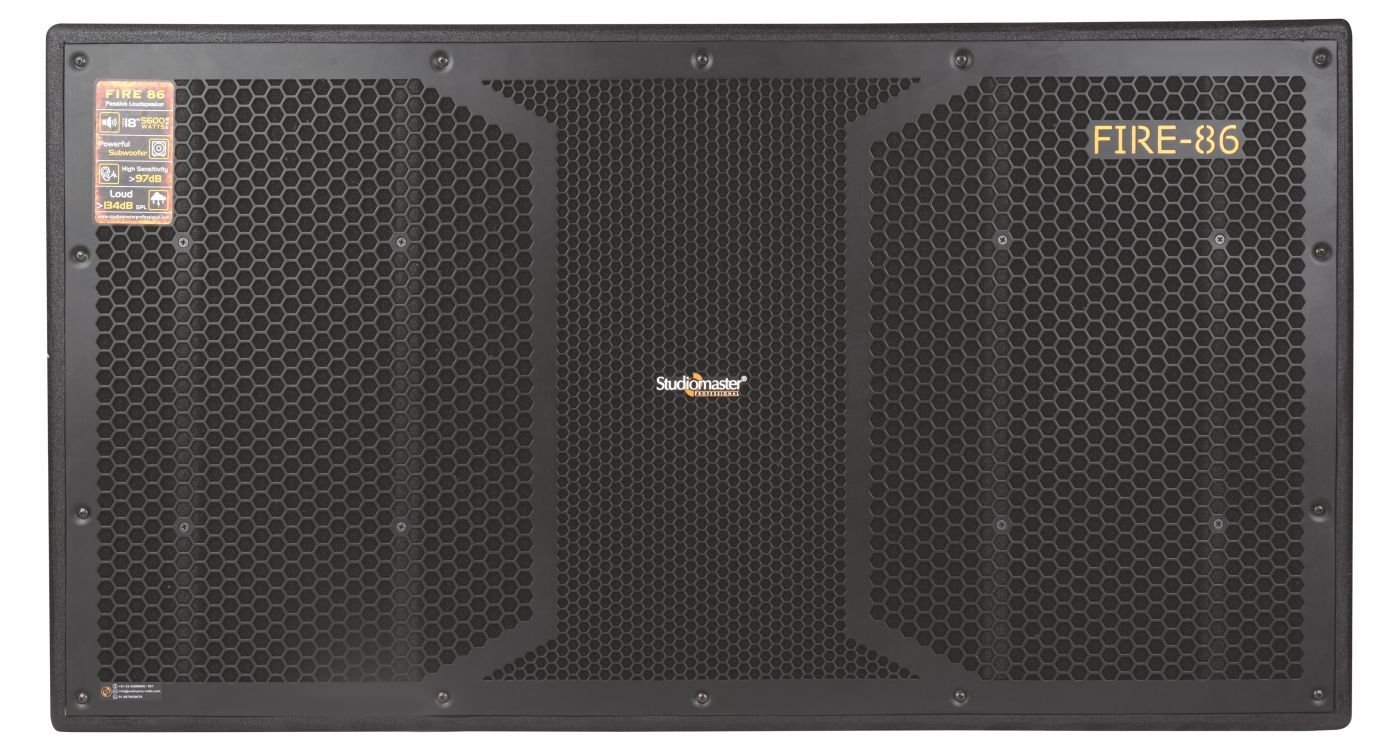 Studiomaster Fire 86 5600W DJ Subwoofer