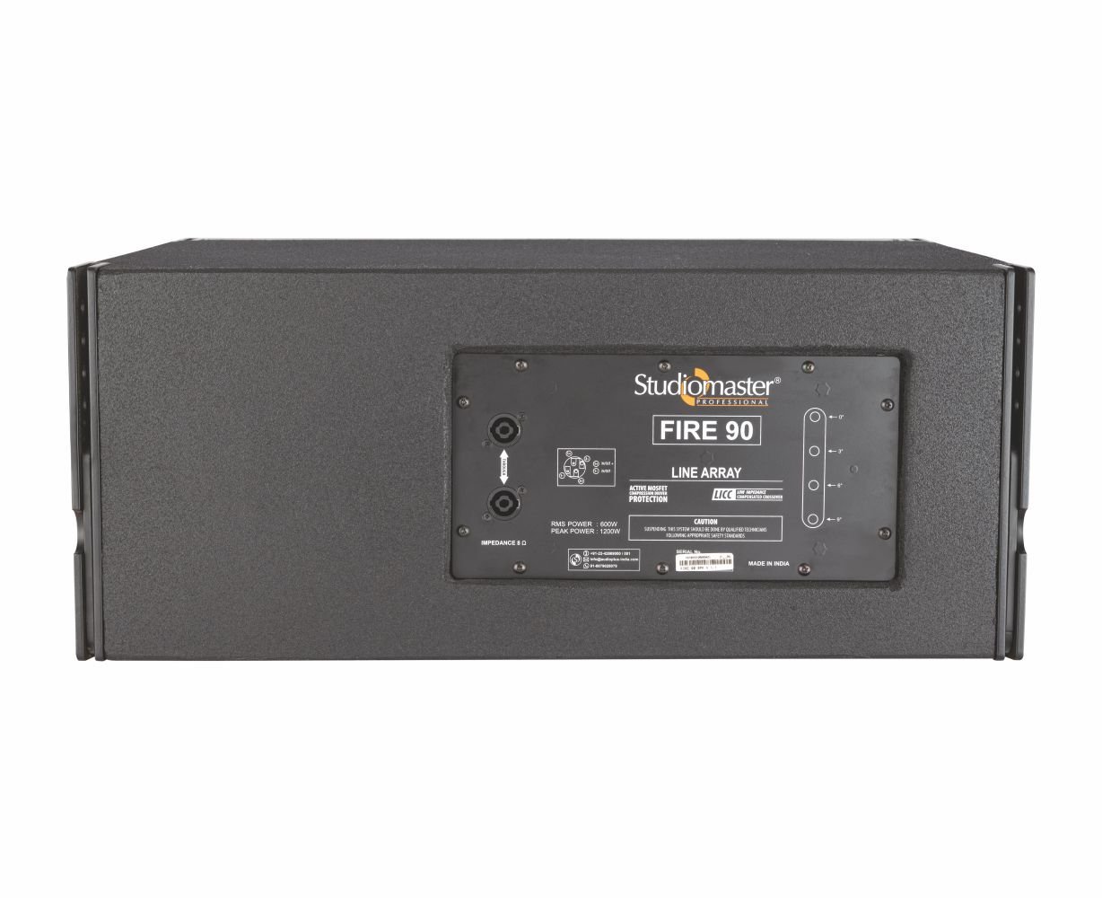 Studiomaster Fire 90 1200W Loud DJ Speaker