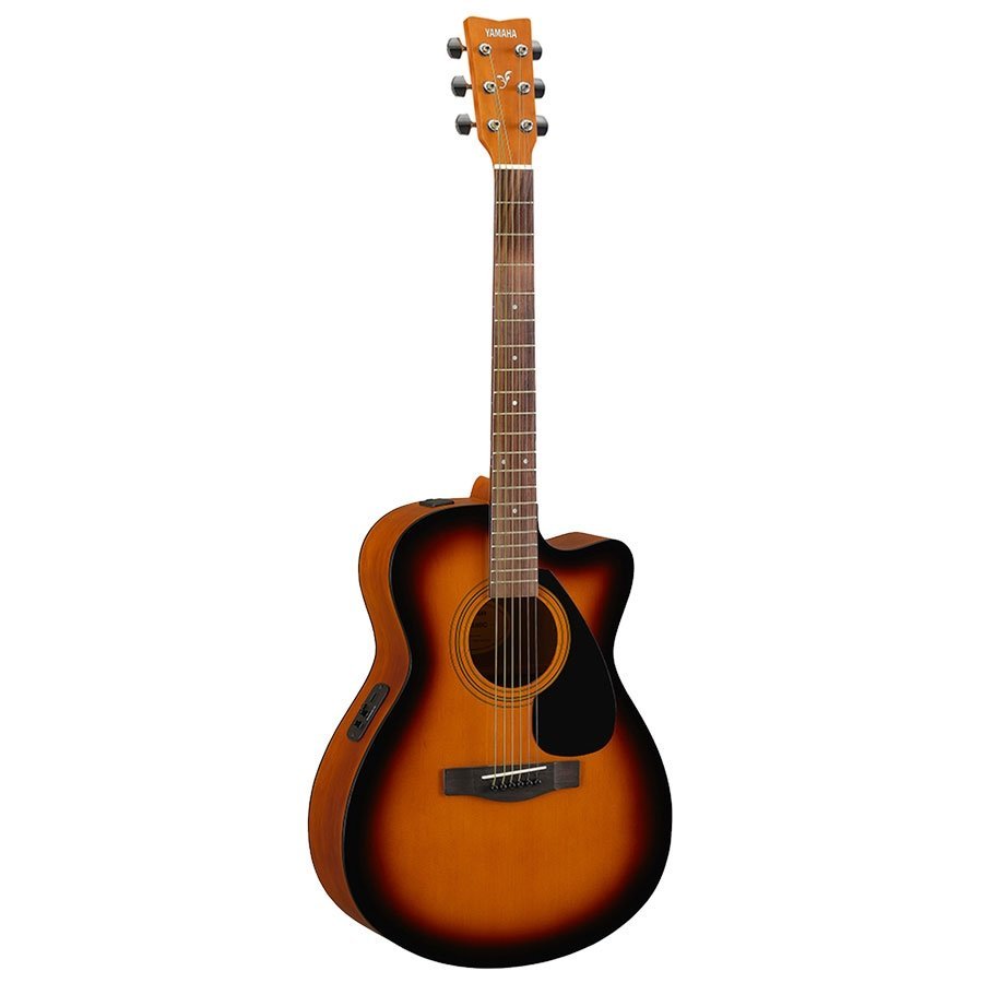 Yamaha FSX80C Concert Body Cutaway Acoustic-Electric Guitar - Tobacco Brown Sunburst