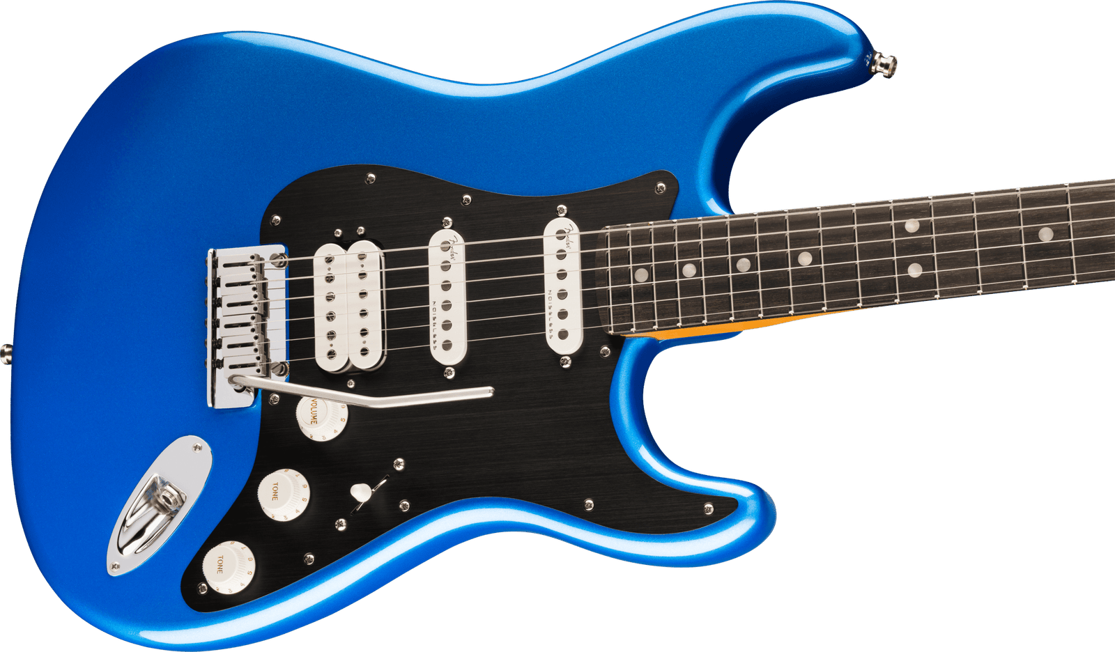 Fender American Ultra II Stratocaster? HSS Ebony Fingerboard,Noble Blue (0119151776)