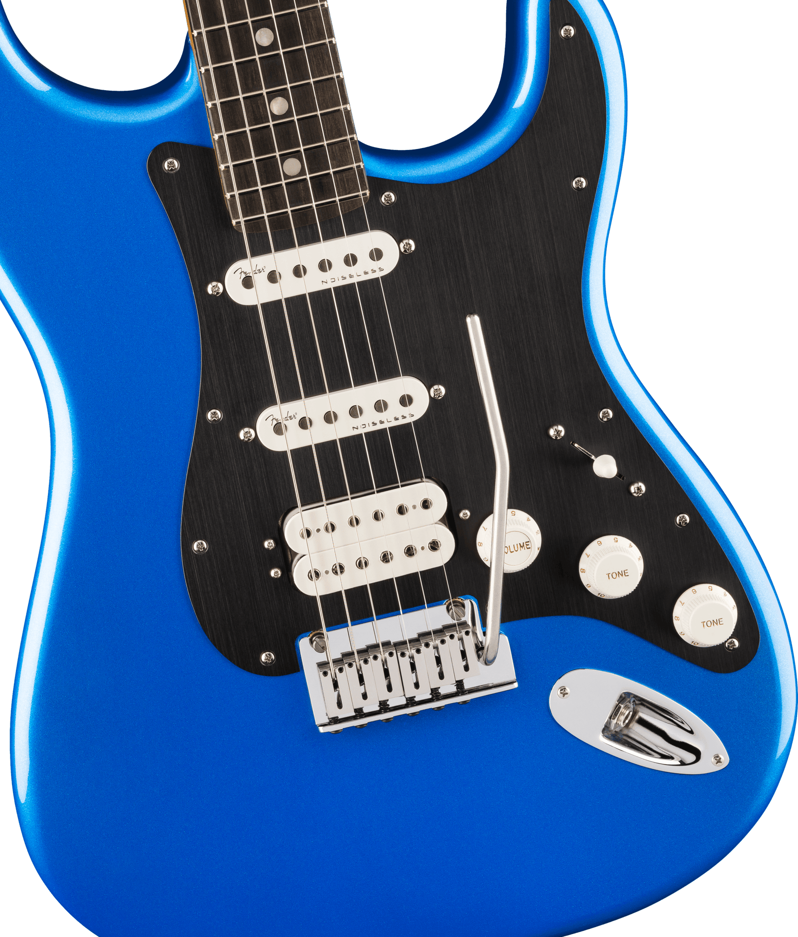 Fender American Ultra II Stratocaster? HSS Ebony Fingerboard,Noble Blue (0119151776)