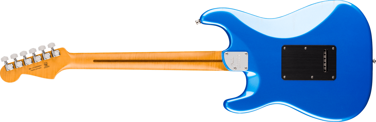 Fender American Ultra II Stratocaster? HSS Ebony Fingerboard,Noble Blue (0119151776)