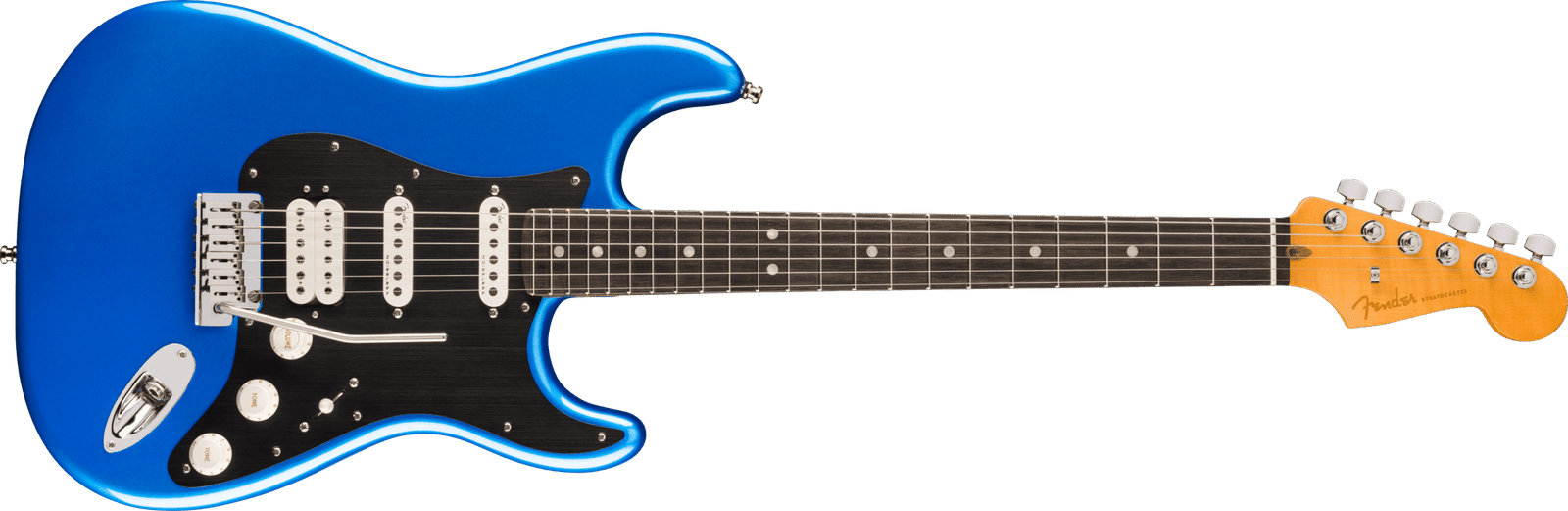 Fender American Ultra II Stratocaster? HSS Ebony Fingerboard,Noble Blue (0119151776)
